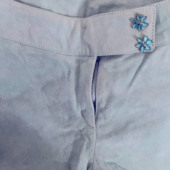 Retro Wilson’s turquoise suede jacket (L) and matching capris (sizes 0 or 10). - Picture 9 of 12